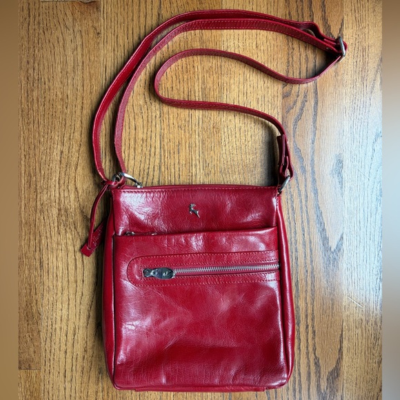 Ashwood Handbags - Ashwood Crossbody Bag Women's Red Genuine Leather Purse. Gorgeous ❤️